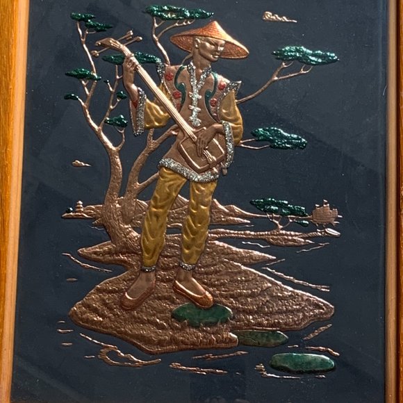 Vintage Copper Metalwork Wall Art - Picture 2 of 4